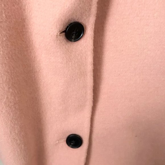 All Saints Anya Pink Wool Blend Longline Coat XS - Picture 5 of 11